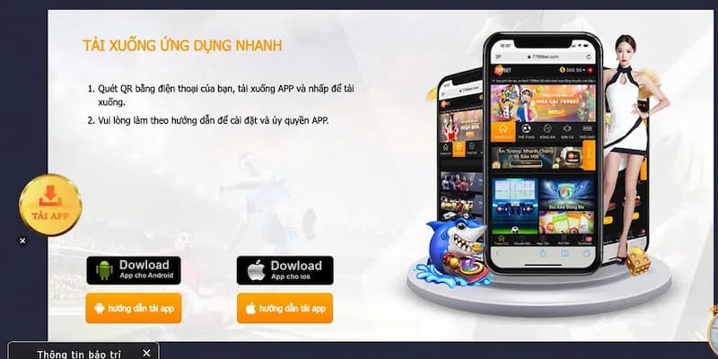 App 789BET giúp người chơi đặt cược dễ dàng, nhanh chóng